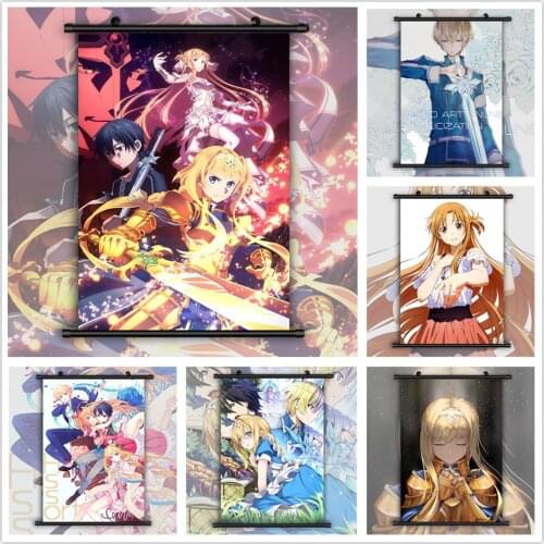 5D DIY Diamond Painting Anime Sword Art Online Diamond Embroidery Cross Stitch Kits Diamond Mosaic Home Decor