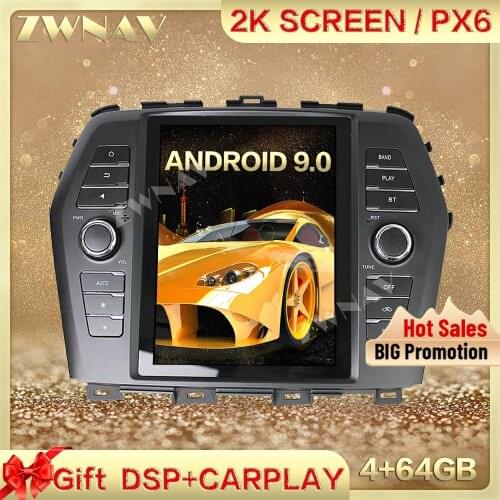 PX6 DSP Carplay Tesla screen 4+64GB Android 9.0 Car Multimedia Player For Nissan Maxima 2016 GPS Radio Auto stereo IPS head unit