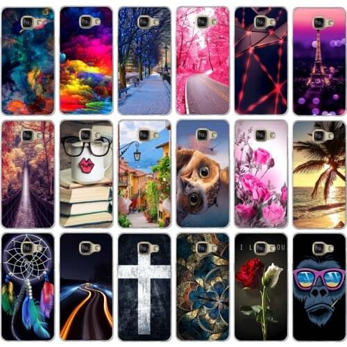 For Samsung Galaxy A5 2016 A510 Cover Scenery Pattern Soft TPU Cases For Samsung Galaxy A5(2016) A510F Mobile Phone Protect Case