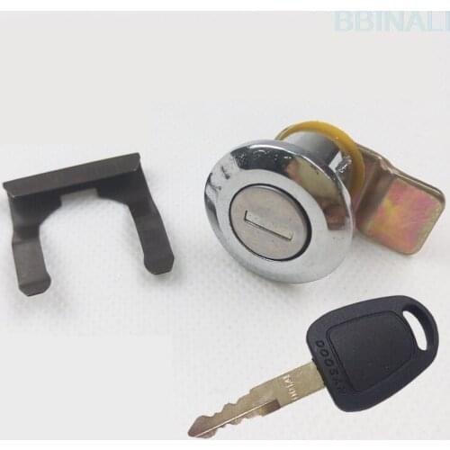 For Daewoo 150 220 215 225 300-7 Doosan Excavator Side Door Lock Toolbox lock cylinder Key Excavator Accessories