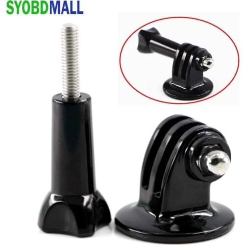 Long Screw Plus 1/4 Hole Adapter Converter Mount Monopod Tripod Holder Case Adapter for Go Pro Hero 9 8 7 6 5 for xiao Yi VP101