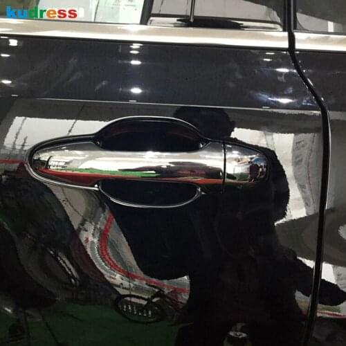 For Toyota Highlander 2015-2016 2017 2018 2019 ABS Chrome Side Door Handle Cap Cover Catch Covers Moulding Trims Auto Parts