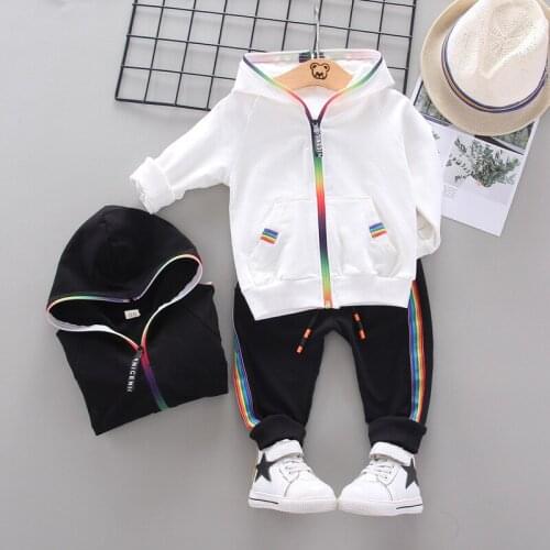 2021 Spring Autumn New Children Set Newborn Clothes Girls Clothing Kids Boys Long Sleeve Sport Suit Infant Costume For Baby Sets