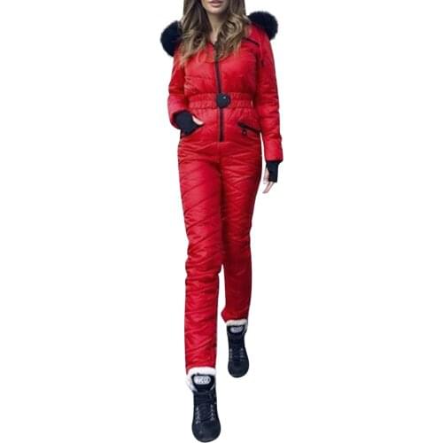 Hoodies Bodysuits Skiing Breathable Women One Piece Jumpsuit Snowboard Jacket Pant Female Winter Outdoor Ski Snow Suits Clothes