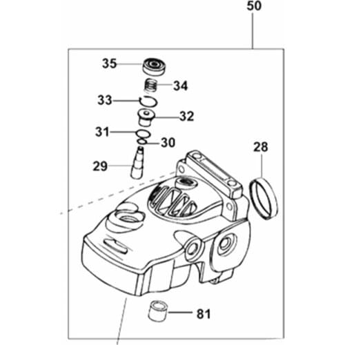 Gear box assembly for DEWALT D28413 D28414 N073970