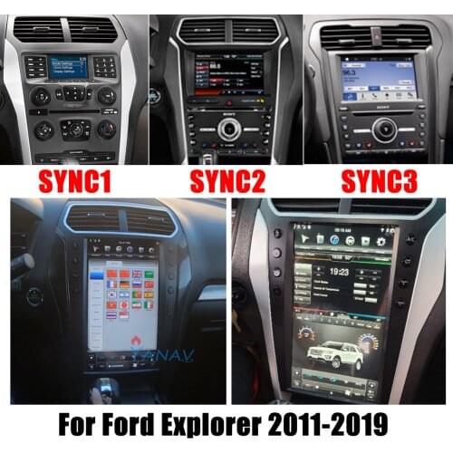 Android Tesla 13.6 Inch Multimedia Player Car Radio For Ford Explorer 2011-2019 Autoradio GPS Navigation 2 Din Stereo Head Unit