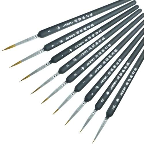 Hook Line Paint Brush Set Watercolor Acrylic Oil Painting Drawing Liner Pen Painting Brush Hook Liner