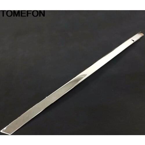 TOMEFON For Audi Q5 FY 2018 2019 Back Rear Door Decoration Stripe Frame Moulding Cover Trim Exterior Accessories ABS Chrome