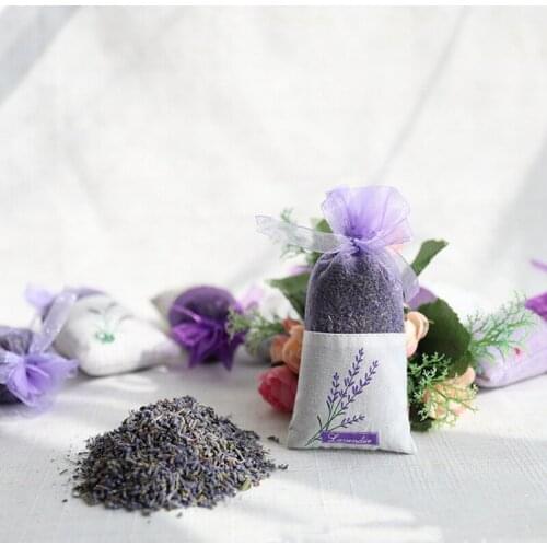 Natural Lavender Bud Dried Flower Sachet Bag Aromatherapy Aromatic Air Refresh Home Decor