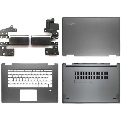 NEW For Lenovo Yoga 720-15IKB 720-15 Top Cover Lcd Back Cover Palmrest Bottom Case Hinges ACD Cover Gray