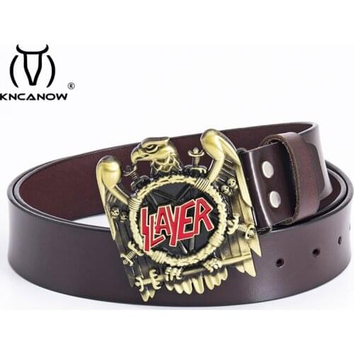 Fashion British Style Zinc Alloy Music Belt High Quality Genuine Leather Men Belts Casual Jeans Waistbands Strap Free Shipping