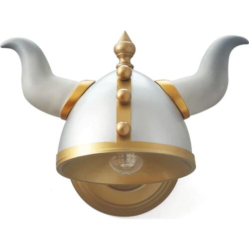 Warriors led wall lamp bedroom bedside lamp reading wall lights children Wall Sconce eye protection kids room decorative lamps