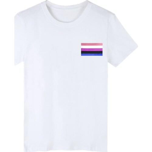 T shirt 3x5 LGBT genderqueer Genderfluid Gender fluid pride Flag