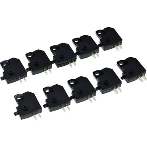 10 Pcs Universal Motorcycle Right/Left Front Brake Stop Light Switch Press Button for Honda Yamaha Spare Parts Motorcycle Switch