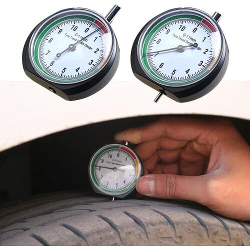 High quality car Tire tread Depth Ruler Measurement Tire Pattern Depth Gauge 0-11mm Tire Measurement Tool