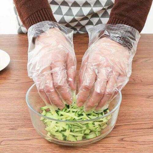 1 Pair Disposable Food Plastic Gloves Kitchen Accessories Or Restaurant BBQ Eco-friendly Fruit Vegetable Gloves Dining Beauty