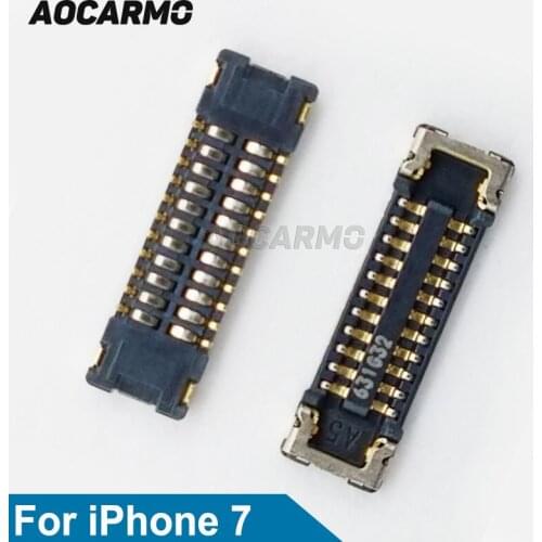 2Pcs/Lot Aocarmo Rear Back Camera FPC Connector For iPhone 7 On Logic Board J4501