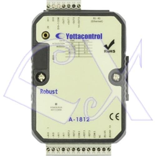 A-1812 2DI4AI2AO Ethernet digital analog module 0 / 4-20mA input temperature acquisition PT100 direct connection