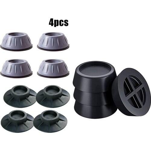 3 Style 4pcs/set Noise-reducing Washing Machine Feet Anti-slip Mats Refrigerator Anti-vibration Pad Bathroom Kitchen Mat