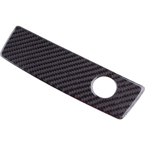 Car Carbon Fiber Co-pilot Storage Box Handle Cover Trim Sticker Fit for Dodge Challenger 2014 2013 2012 2011 2010 2009 2008