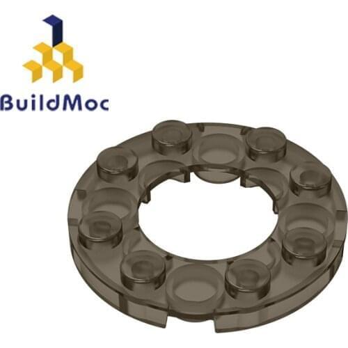BuildMOC Compatible Assembles Particles 11833 4x4 For Building Blocks Parts DIY LOGO Educational Cr