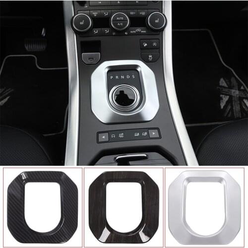 For Range Rover Evoque Car-Styling ABS Matte Chrome Gear Shift Panel Cover Trim For Land Rover RRE Accessories 2014-2017