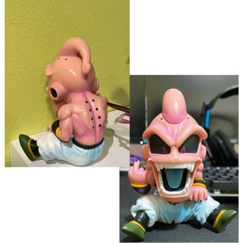 GK Buu Majin Buu Boo Figure Statue Middle Finger Collectible Model Toy