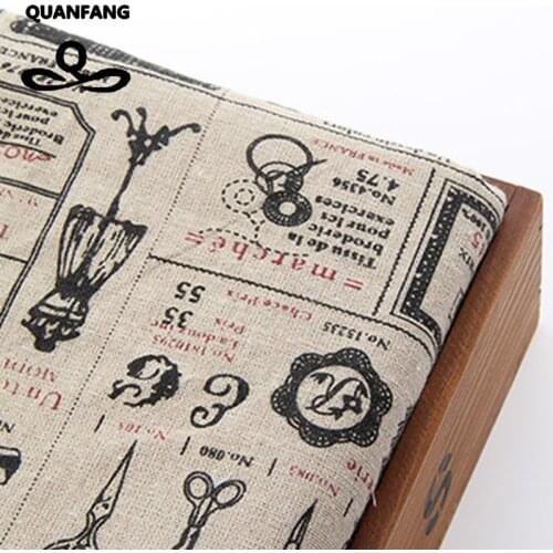 Zakka Cotton Linen Fabric For Handmade Hometextile Fabrics Cloth For Sofa Curtain Bags Cushion Furniture Cover Meter 100x155cm