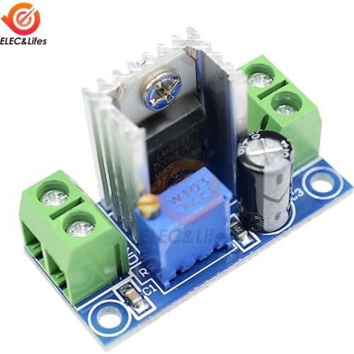 LM317 Adjustable Voltage Linear Regulator Power Supply Module DC-DC 4.2-40V To 1.2-37V Step Down Buck Converter Board Module