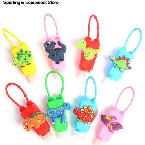 Cute Outdoor Animal Friut Mini Hand Sanitizer Holder Travel Portable Safe Gel Holder Hangable Liquid Soap Dispenser Containers