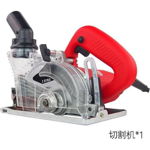 125MM stone wood dust-free cutting machine marble machine woodworking chainsaw multifunctional 45 degree chamfer