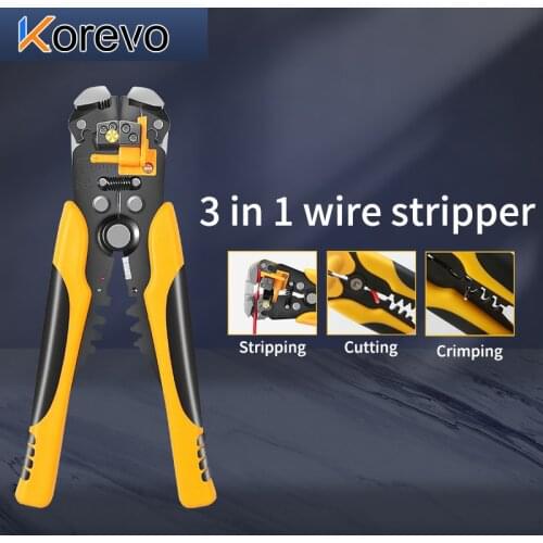 Crimper Cable Cutter Wire Stripping Tool Wire Cutters Stripper Crimper Crimping 3 in 1 Crimping Pliers Terminal Crimp Terminator