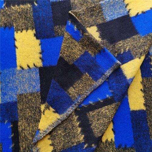 Single jersey cashmere cashmere fabric high-end fabric coat fabric cashmere cloth head full wool cashmere fabric