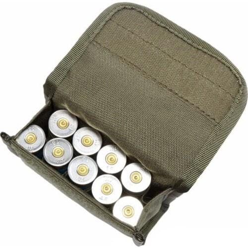 Hunting Molle 10 Round Shot Shotshell Reload Holder 12 Gauge 20G Cartridge Holder Tactical Militray Ammo Magazine Pouch