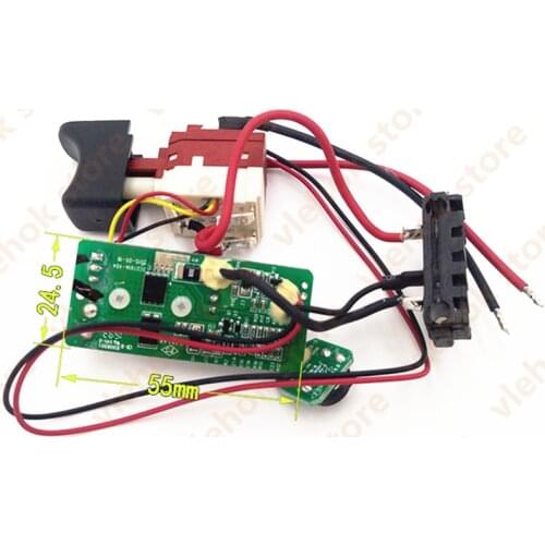 Switch for WORX WU176 WX176 20V WX176.9 Drill Control board Power Tool Accessories Electric tools part