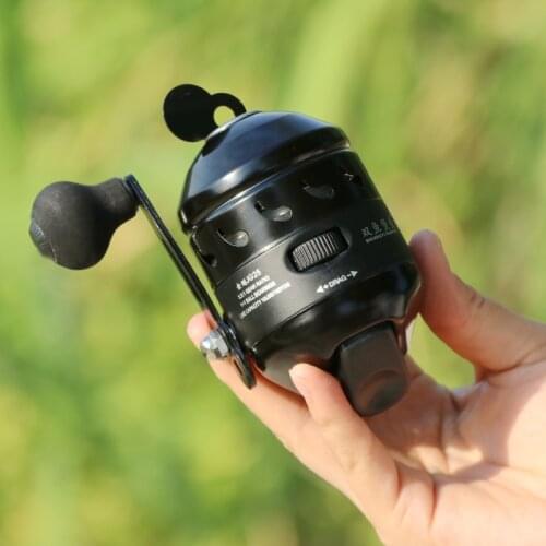 Fishing Reel Slingshot Shooting Fish Closed Metal Wheel JG 25 Compound Bow Outdoor Hunting with 5# PE 40M Bracer