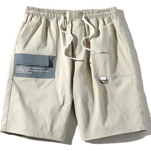 2020 Streetwear Mens Shorts Summer Side Pockets Hip Hop Shorts Cotton Joggers Shorts Fashions Bermuda Shorts