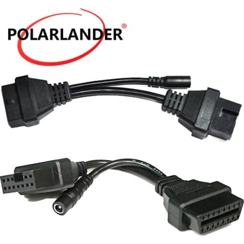 Car scanner connector Best Quality AUTO diagnostic cable for Mitsubishi 12pin to 16pin OBD2 cable Service adapter