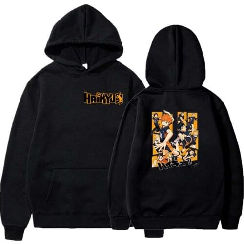 New Hoodie Haikyuu Print Men Boys Hoodies Fashion Casual Swearshirts Sportwear Women Plus Size Streetwear Haikyuu Winter Tops