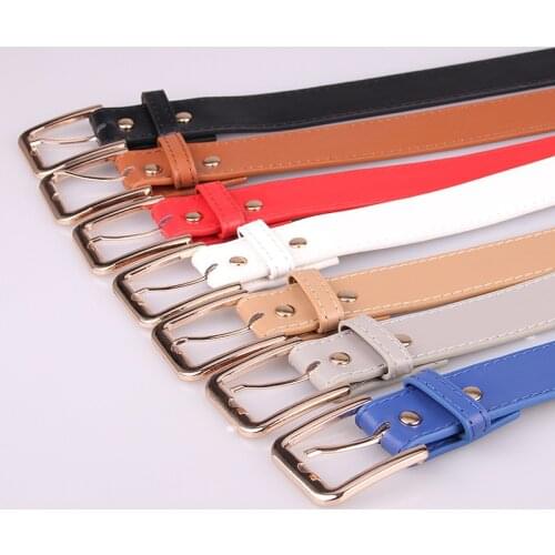 Selling Fashion Leather Women Belt Wide Metal Pin Buckle Vintage Belts For Women Dress Belts Strap