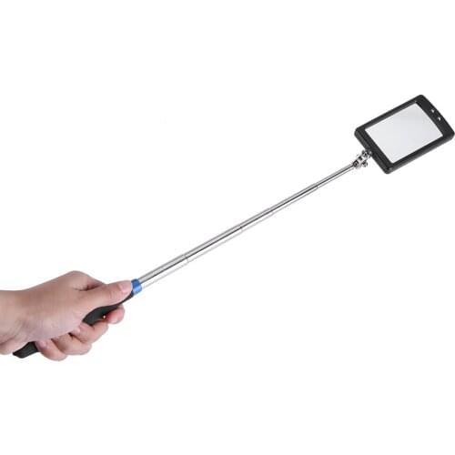 100% Brand New Telescoping LED Lighted Flexible Adjustable Inspection Mirror 360 Degree Swivel Extend Tool