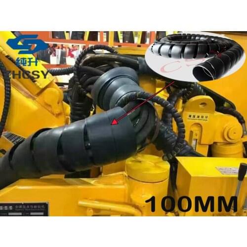 2M 100mm Spiral Wire Organizer Wrap Tube Flame retardant colorful spiral bands diameter Cable casing Cable Sleeves Winding pipe