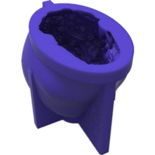 3D Flower Lace Skull Silicone Mold Epoxy Resin DIY Decoration Making Soap Melt Resin Polymer Clay Home Decoration N2UE