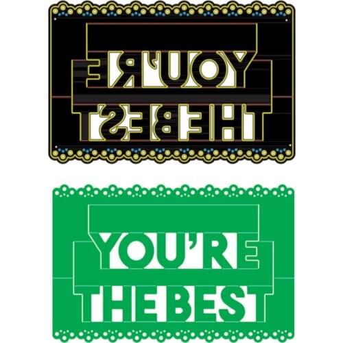 3D Pop UP YOU ARE THE BEST Greeting Card For Family Friends Gift Card For DIY Scrapbooking Crafts Paper Cards Making 2021 New