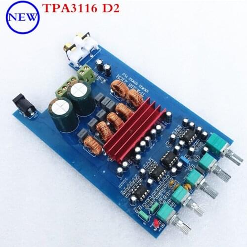 50W * 2 + 100W New DP1 TPA3116 D2 NE5532 * 4 2.1 HIFI Audio Digital Amplifier Board Subwoofer 95x150MM