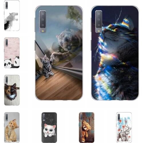 6.0'' For Samsung A7 2018 Case A750F Silicone TPU Soft Cover For Samsung Galaxy A7 2018 Case Fundas A 7 7A Coque Bumper Cover