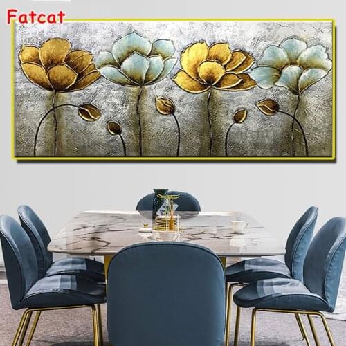 Abstract flowers landscape Diamond Painting Cross Stitch Kits Home Decoration DIY Diamond Embroidery Handmade Craft gift PP1751