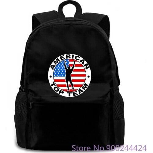 American Team BJJ Martial Artser Brazilian Jiu Jitsu Adult Slim Fit women men backpack laptop travel school adult