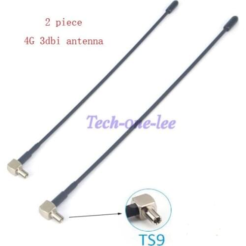 2pcs 3dbi 4G Antenna TS9 Male Plug Router Modem Huawei for E398 E3276 E392 E3272 E5573 E5786 E5372 E8372