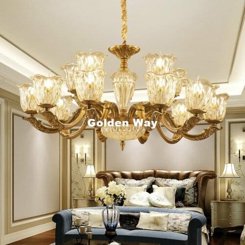 Free Shipping European Crystal Chandeliers Alloy Pendant Lamp Dining Room Living Lobby lamp Lighting E14 LED AC Candle Bulbs